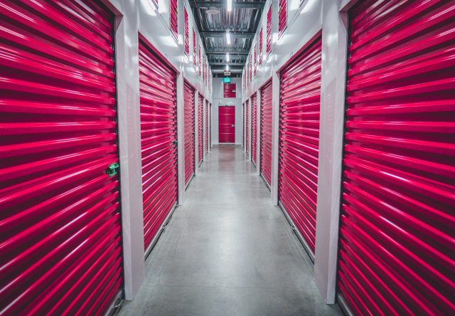 purple shutter doors